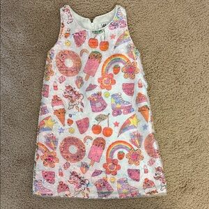 Lola + The Boys Sequin Rainbow Dress